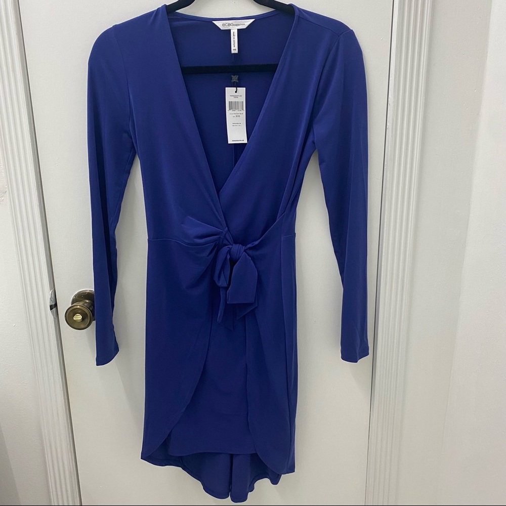 NEW BCBG Twilight blue dress size XXS